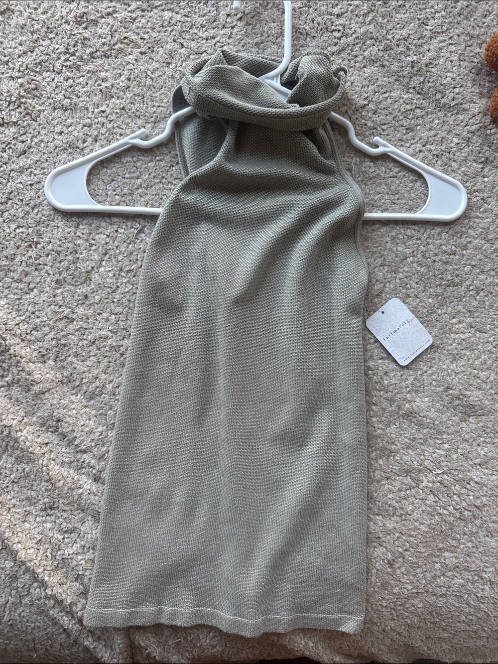Free people intimately always ready seamless turtleneck tank NWT